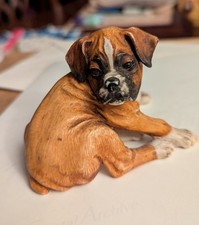 Cute Frenchie Dog Resin. Hand