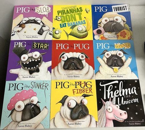 Pig the pug - with, friends