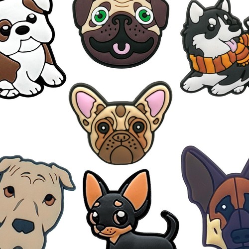 Dog breed shoe charms pug - shoe,