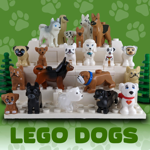 Lego dogs minifigure scale - minifigure,