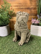 STONE GARDEN SITTING SHAR-PEI