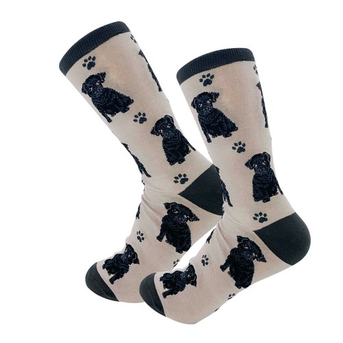 Black pug socks - pug,
