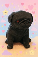 Pug Dog Candle - 14.5cm-