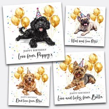 Dog Birthday Card -
