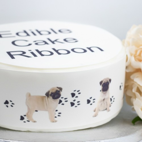 Cute pug puppy dog edible - pug,